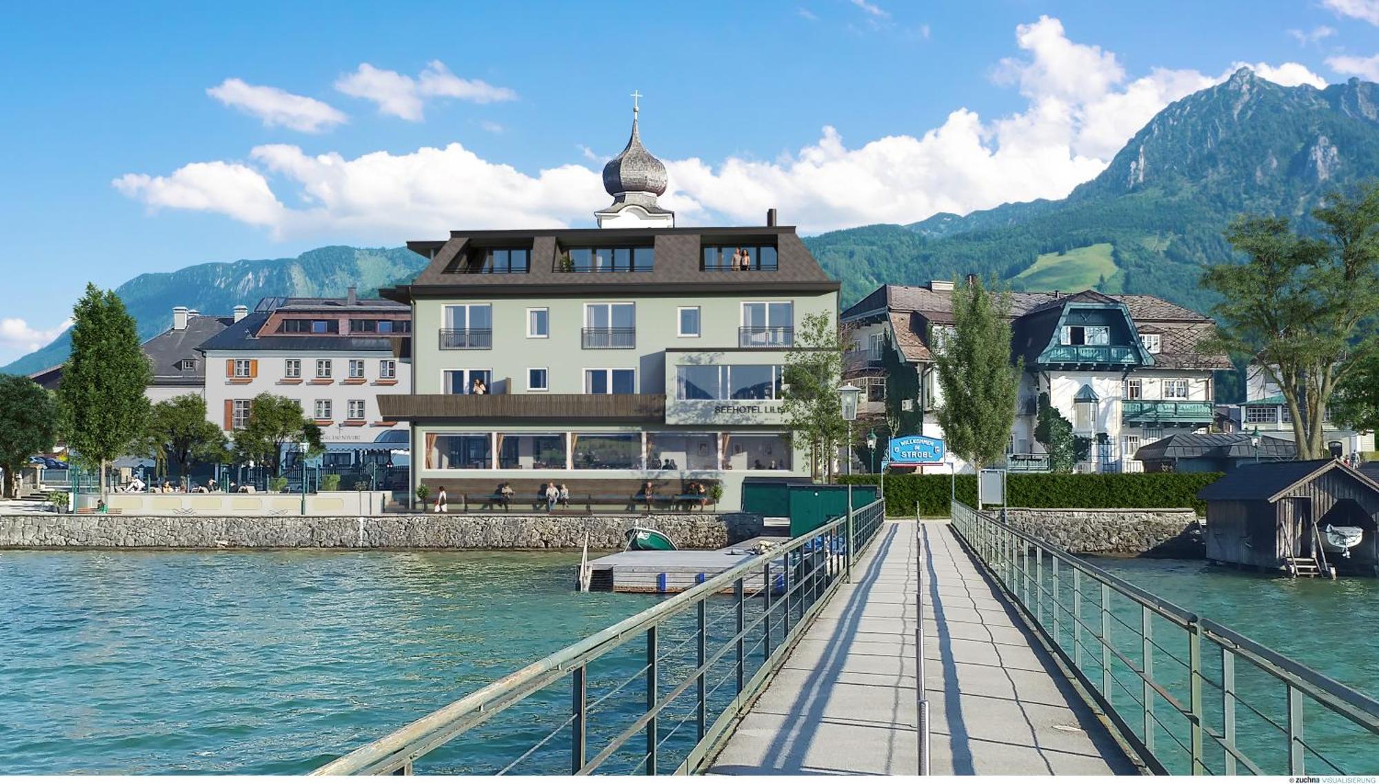Seehotel Lilly Strobl Exterior foto